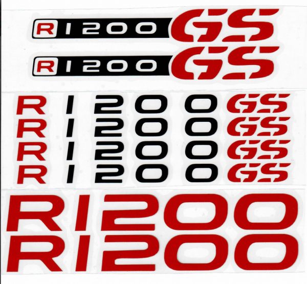 KIT 8 ADHESIVOS BMW R1200GS Ref. 151200 (Pulse aquí para ver los distintos colores) - Imagen 3