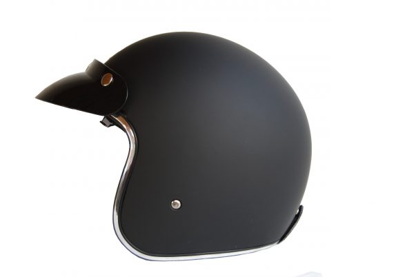 CASCO CUSTOM CON PEQUEÑAS TARAS KUM Mod. K-588 NEGRO MATE Ref. 850588 - Imagen 7