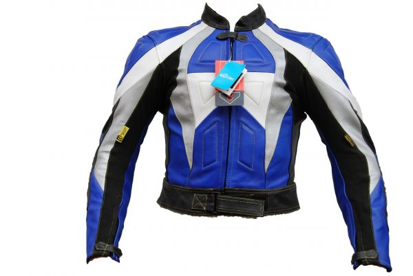 Chaqueta de Piel Mod. Elda Azul Ref. 507014A Talla XXXL
