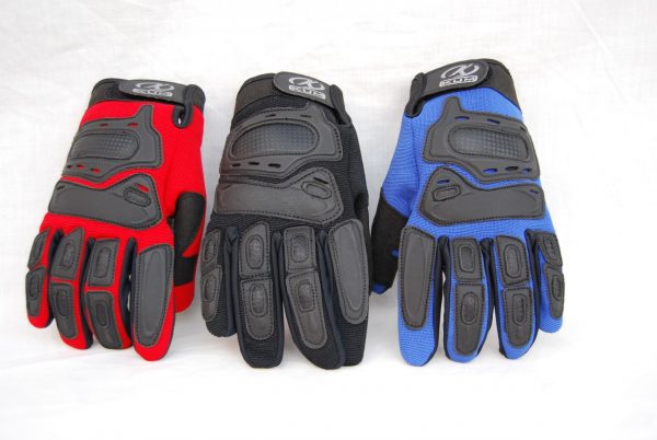 Guante Off-Road Mod. Cross Carbón Azul Talla M