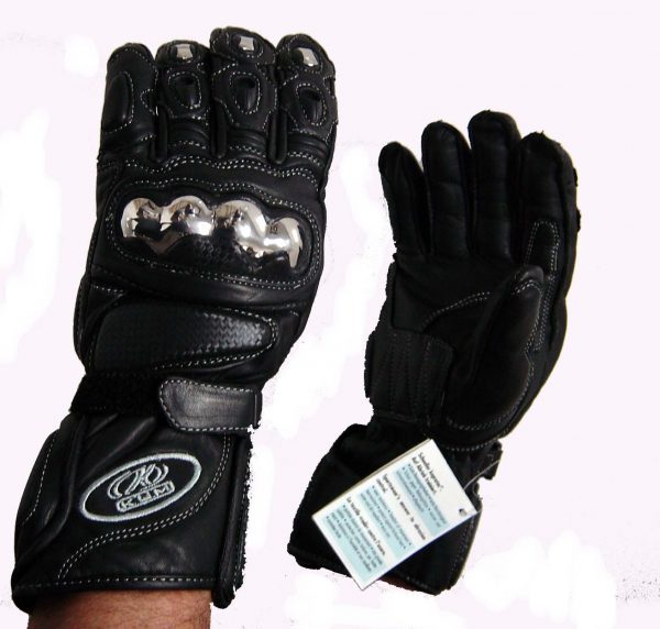 GUANTE PIEL RACING LARGO MOD. NERI Talla M Ref. 103590M