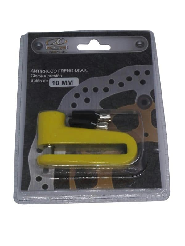 Caja de 20 Antirrobos Disco Grande Kum Amarillo 10mm Ref. 255212A (Oferta precio unitario 6'82€) - Imagen 2