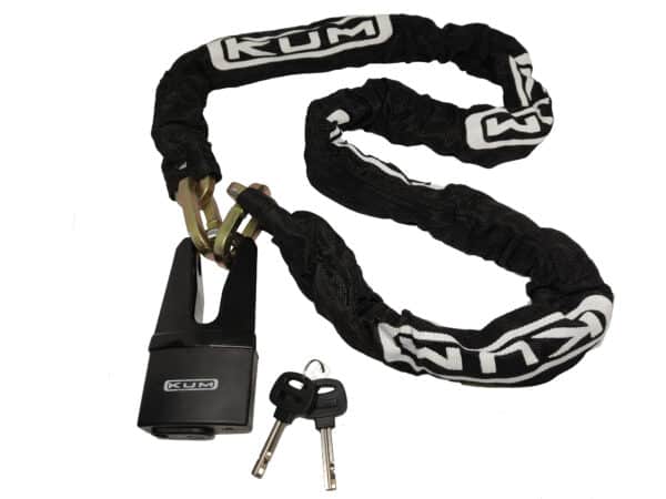 PACK CADENA ESLABONES CEMENTADA 255305 + CANDADO ACERO 255905