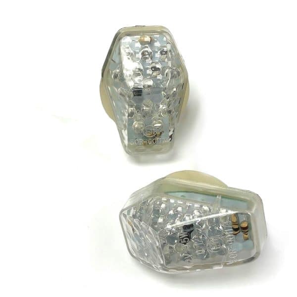 Par Intermitentes Led Carenado Transparente Suzuki/Yamaha Homologados Ref. 640132 - Imagen 2