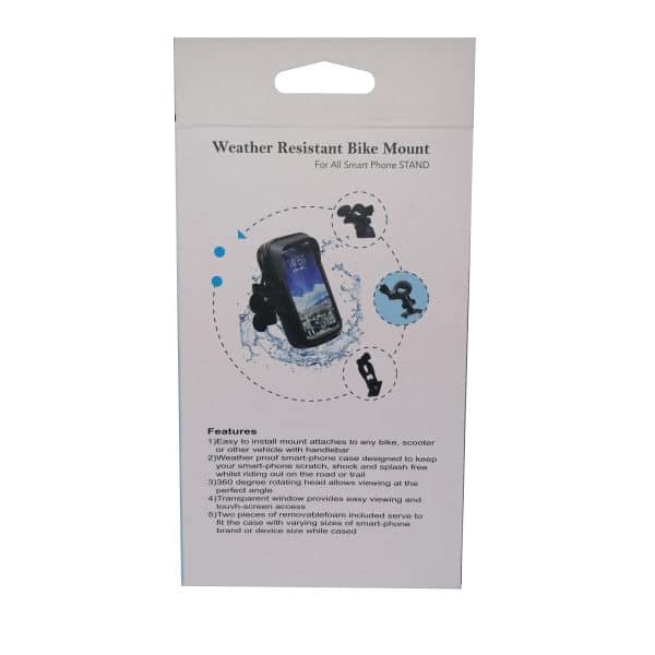 SOPORTE MOVIL FUNDA TÁCTIL CON VISERA VERTICAL PARA MANILLAR XXL Ref. 900175 - Imagen 4
