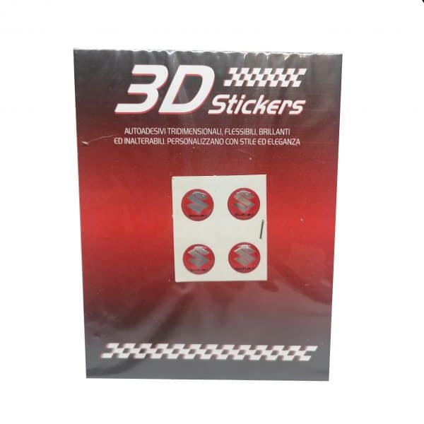 Escudo 3D Diam. 12 mm Suzuki (4 Unid) Ref. 151401