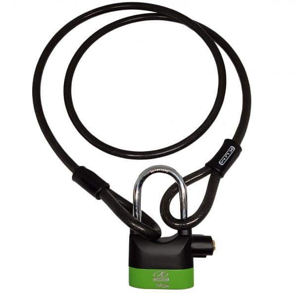 Pack cable loop 255422+ Candado alarma bicolor 255605 - Precio unitario y oferta por cantidad