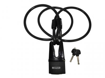 PACK CABLE LOOP Y CANDADO ENDURECIDO