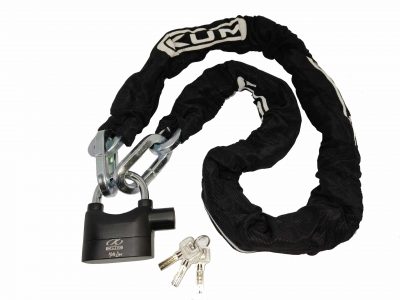 PACK CADENA 312 Y CANDADO NEGRO ALARMA