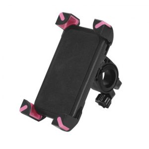 SOPORTE MANILLAR MOTO-BICI K-185 NEGRO Y ROSA
